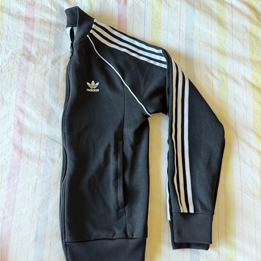 Adidas Black and White Track Jacket - Picture 4 of 4